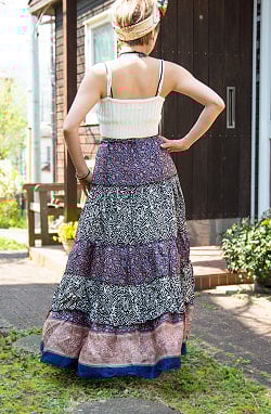 オールドサリーのティアードスカート - サブ5