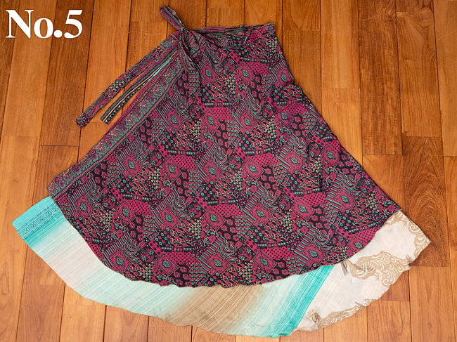 【柄が選べる1点もの】20通りの着方ができる魔法のスカート  15 - 選択５