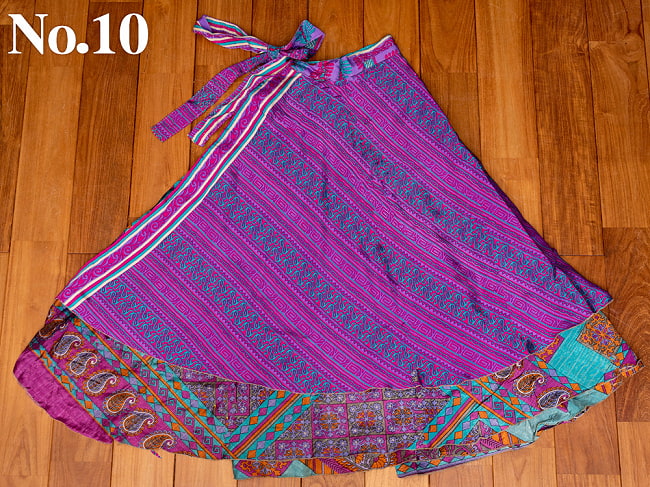 【柄が選べる1点もの】20通りの着方ができる魔法のスカート  20 - 選択１０