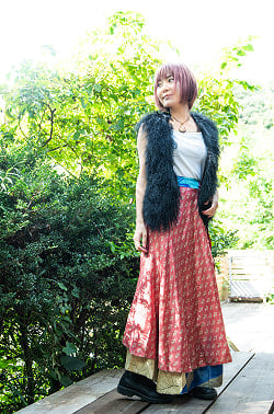 【インドクオリティ】DIYで楽しむ ワケアリ20通りの着方ができる魔法のスカート - サブ2