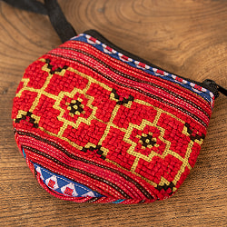 モン族の古布を使ったシンプル小銭入れ - サブ3