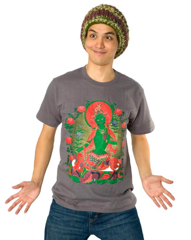 ターラーの商品写真 3枚目 身長170のモデルさんが、Mサイズのグレーを着用したところです。