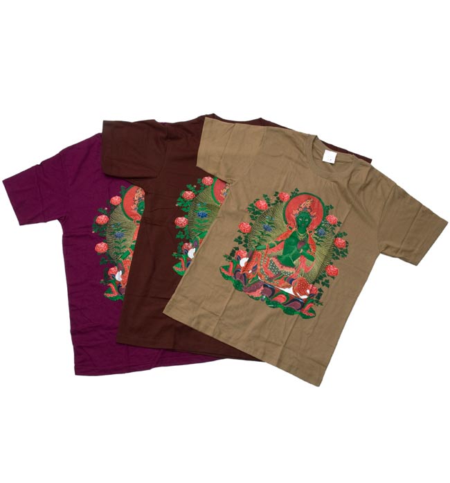 ターラーの商品写真 6枚目 左から、ムラサキ、茶色、油色となっております