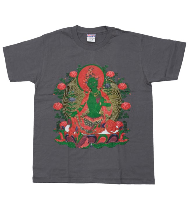 ターラーの商品写真 1枚目 時間と空間を司る、ターラーをモチーフにしたTシャツシャツです