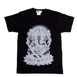 インドの神様!クールなガネーシャTシャツ