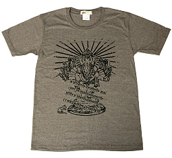 12本腕ガネーシャ　Tシャツ【ヘザー生地】 - サブ5