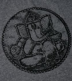 ストーンガネーシャ Tシャツ【ヘザー生地】 - サブ3