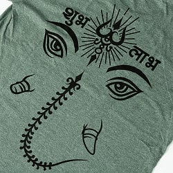 ガネーシャアイ Tシャツ【ヘザー生地】 - サブ4