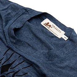 ガネーシャアイ　Tシャツ【ヘザー生地】 - サブ5