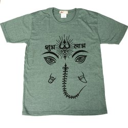 ガネーシャアイ Tシャツ【ヘザー生地】