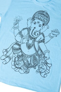 ダンシングガネーシャ Tシャツ【ヘザー生地】 - サブ3