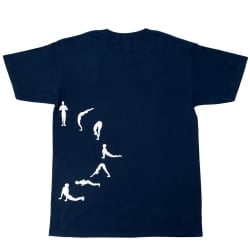 太陽礼拝Tシャツ　ヨガの太陽礼拝ポーズをデザイン - サブ4