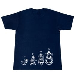 ヨガネーシャTシャツ ヨガをするガネーシャのオリジナルTシャツ - サブ3