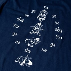 ヨガネーシャTシャツ ヨガをするガネーシャのオリジナルTシャツ - サブ4
