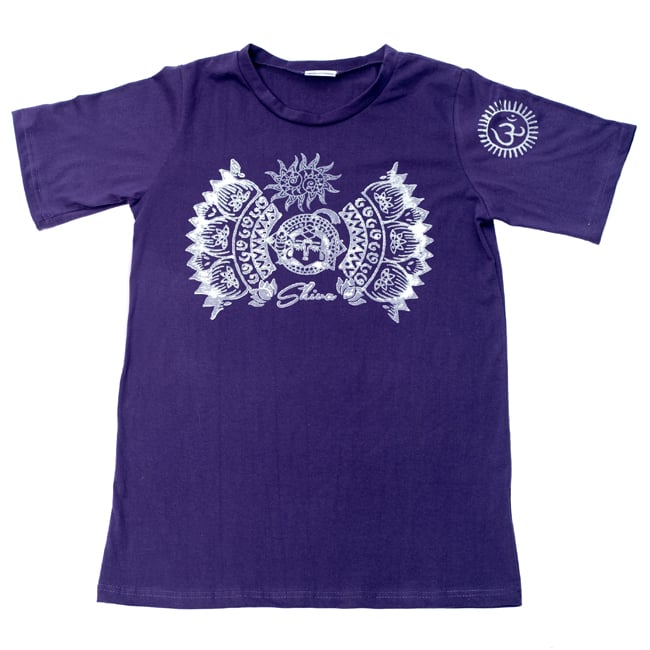 シヴァのひかり ウッドブロックプリントTシャツ の通販