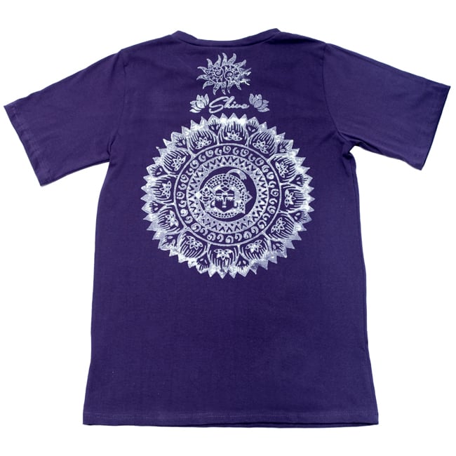 シヴァのひかり ウッドブロックプリントTシャツ の通販