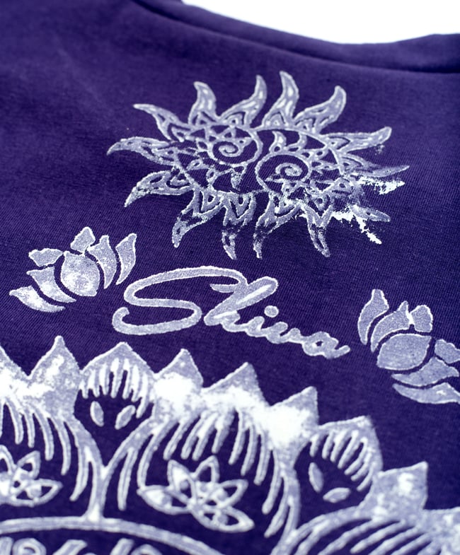 シヴァのひかり ウッドブロックプリントTシャツ の通販