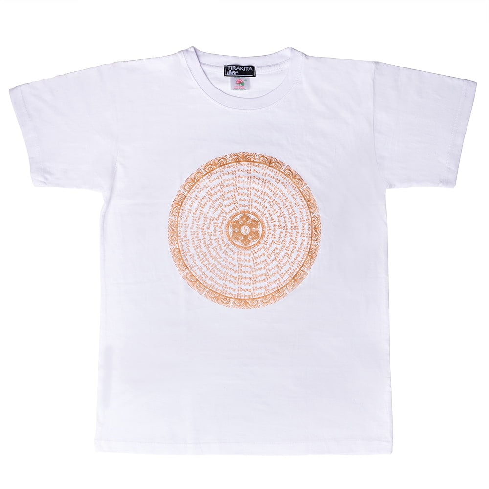 オンマニペメフム 種子マンダラTシャツの選択用写真