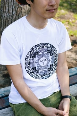 ブッダアイ マンダラTシャツ - サブ3