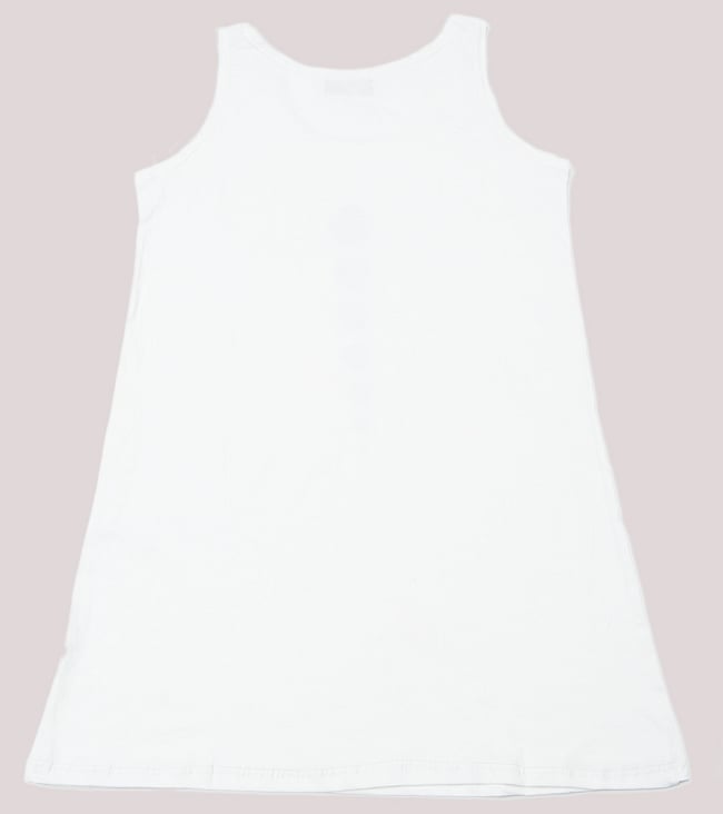 7 chakra ロングタンクトップ　ヨガやフィットネスに 8 - 背中側です。