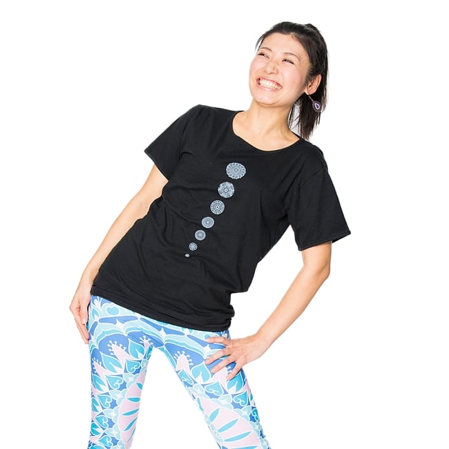 7 chakra シンプルTシャツヨガやフィットネスに 8 - いつものヨガをもっと楽しく!