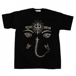 ガネーシャアイ Tシャツ【シンプルブラック】