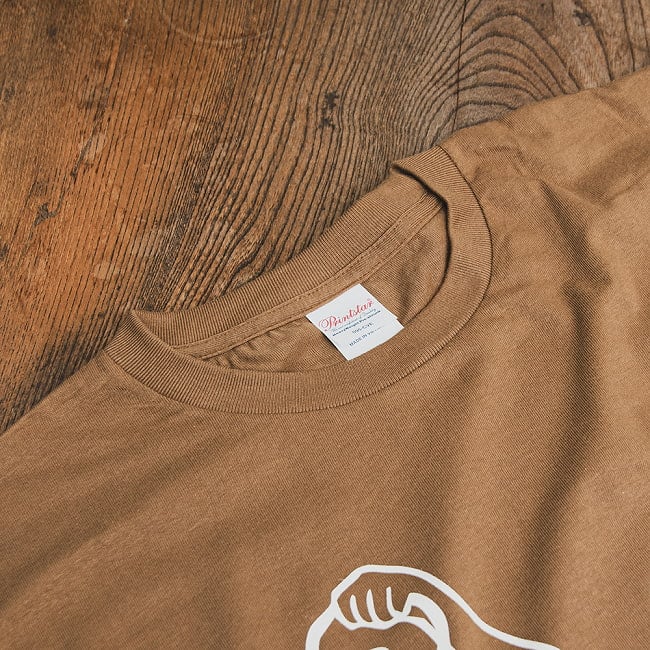 Make Chai, not War Tシャツ 5.6oz生地 綿 コットン100% 5 - 生地は、Printstarの5.6ozなので、厚みもありしっかりとした生地感です。