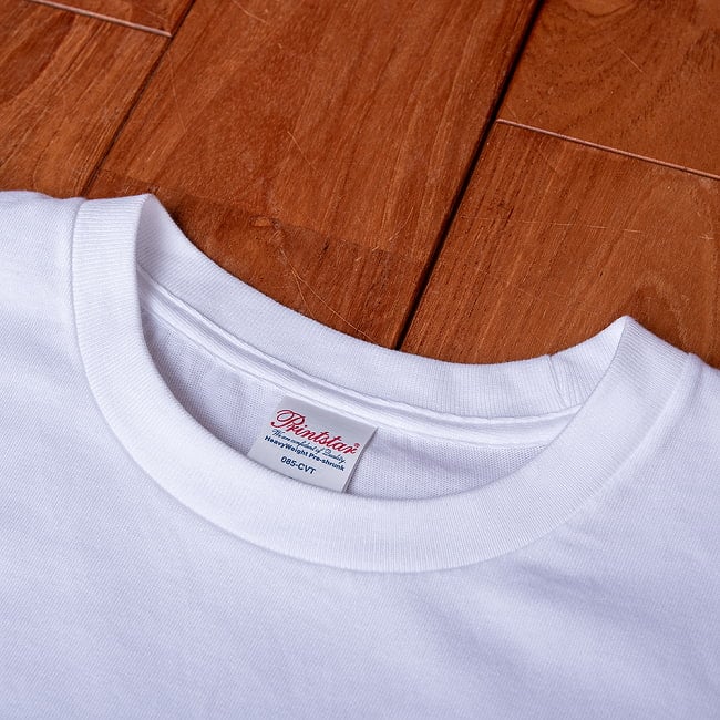 ガネーシャ 福象吉祥堂 レトロ アジア看板風デザインTシャツ|インドの神様・幸運祈願 5.6oz生地 綿 コットン100% 8 - 品質に定評のあるPrintstarの厚みもしっかりある5.6oz生地を使用