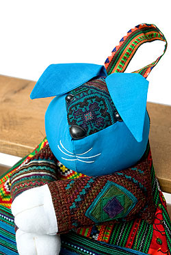 ミニサイズの動物バックパック - うさぎ？（青） - サブ3