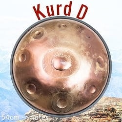 ハンドパン Kurd D【54cm - 9notes】 -ソフトケース付属