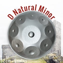 ハンドパン D Natural Minor【52cm - 9notes】 -ソフトケース付属
