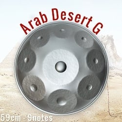 ハンドパン Arab Desert G【59cm - 9notes】 -ソフトケース付属