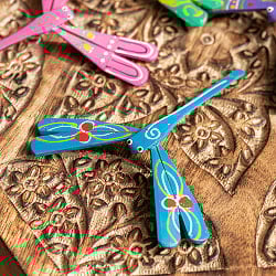 【約7cm】ベトナムの竹製トンボ【ヤジロベエ】 - サブ2