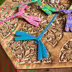 【約7cm】ベトナムの竹製トンボ【ヤジロベエ】 - サブ3