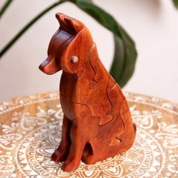 アニマル型立体ジグソーパズル　-　イヌさん