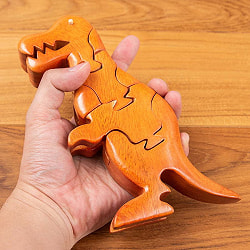 アニマル型立体ジグソーパズル　-　立ち上がった恐竜さん - サブ4