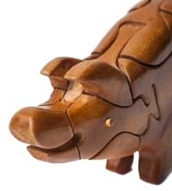 アニマル型立体ジグソーパズル -ぶたさん - サブ2