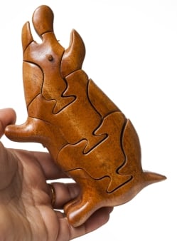 アニマル型立体ジグソーパズル -ぶたさん - サブ4