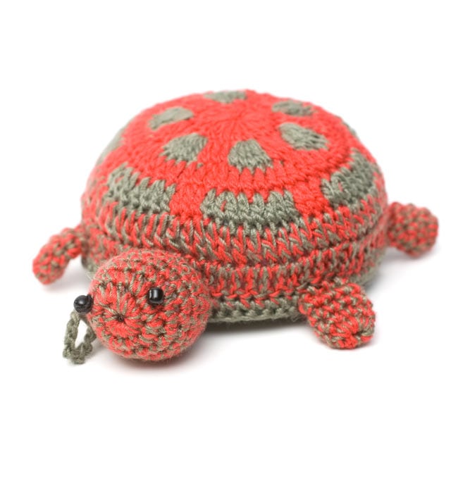 亀さんメジャー -ブラウン×レッドの写真