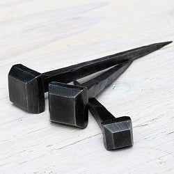 インドのアイアン 釘 ネイル - スクエア 【8cm】 - サブ2