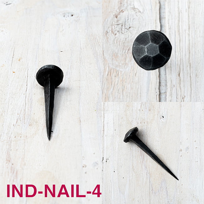 【5個SET】お買い得！ インドのアイアン 釘 ネイル - 7面 【8.5cm】 7 - 色んな角度から見てみました
